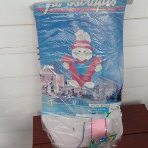 Yardsculpts BIG bunny and carrots easter display, NO STAND. cool look 31x40